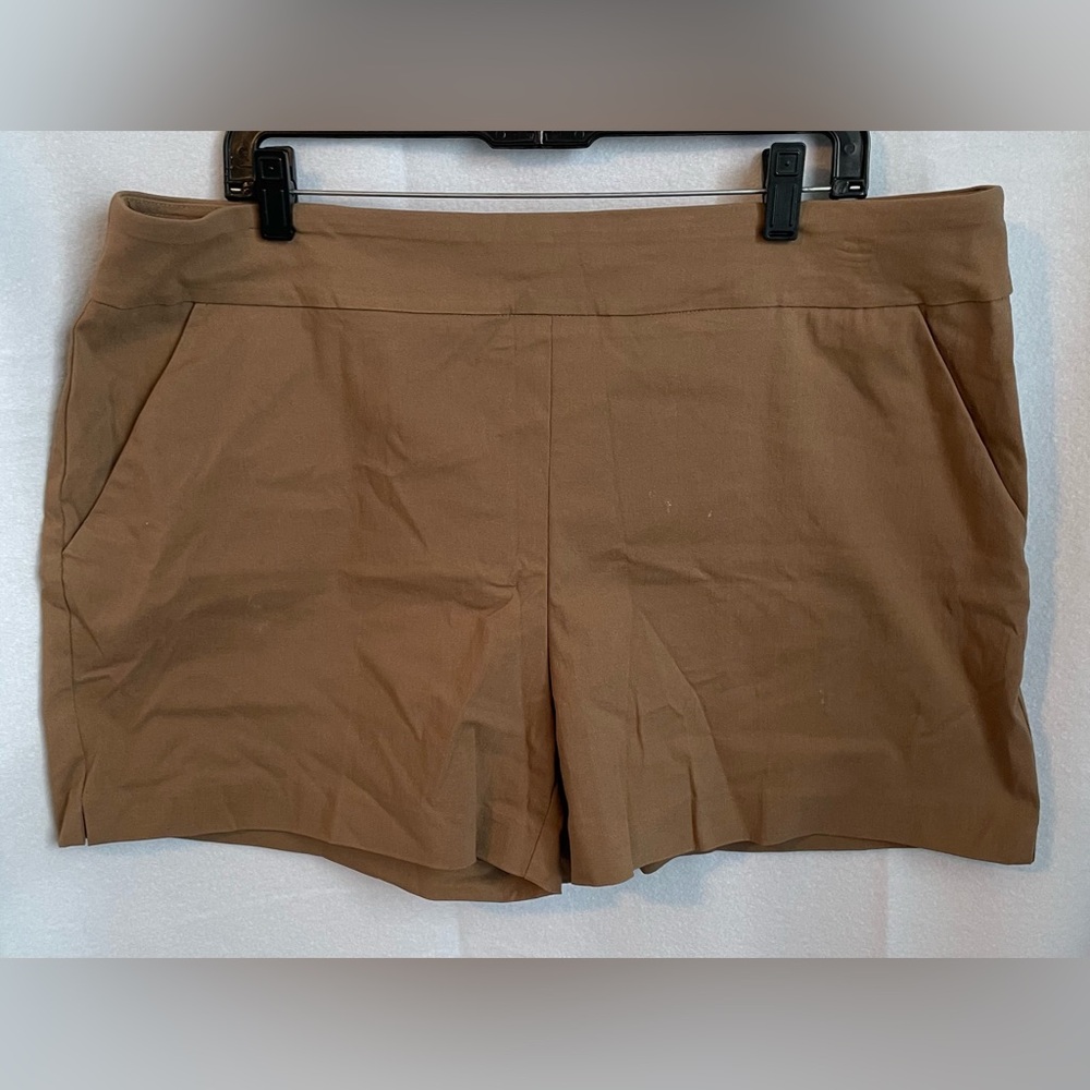 Time and Tru Flat Front Stretchy Shorts EUC NWOT Size XXL (20)